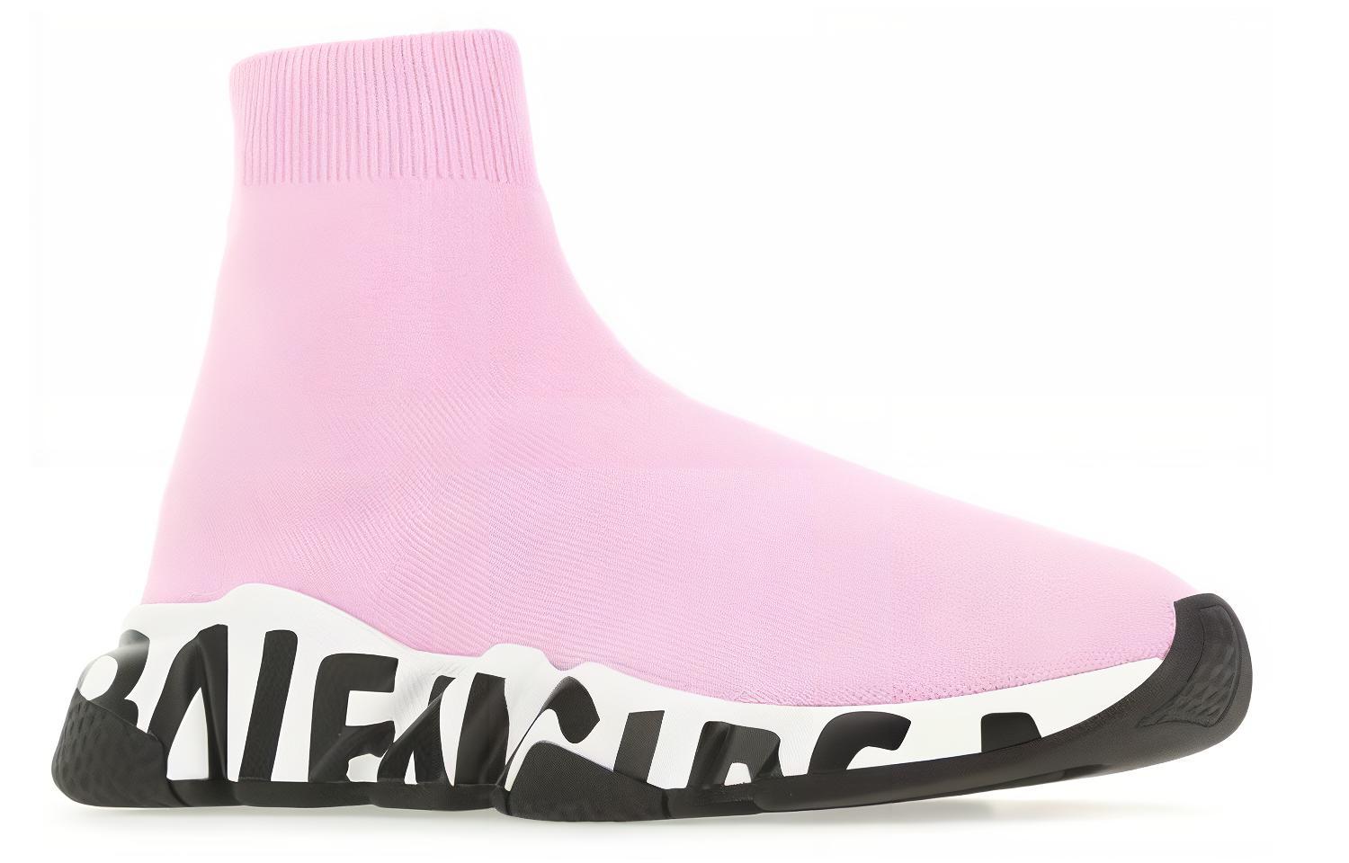 Lookbook (W) Balenciaga Speed Trainer 'Graffiti en la Suela - Rosa Claro' 605942-W2DB7-5691