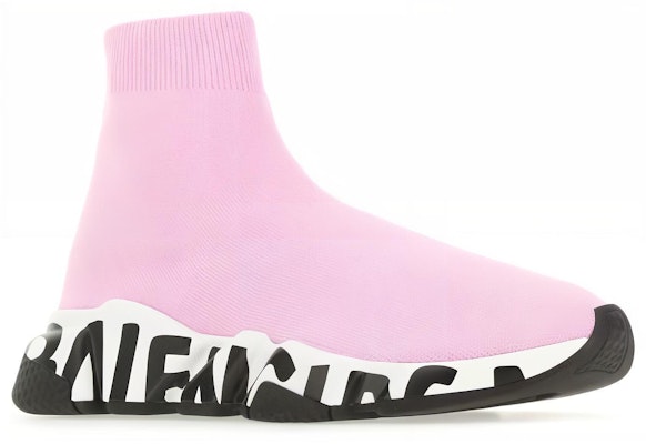 (W) Balenciaga Speed Trainer 'Graffiti en la Suela - Rosa Claro' 605942-W2DB7-5691 Lookbook (W) Balenciaga Speed Trainer 'Graffiti en la Suela - Rosa Claro' 605942-W2DB7-5691