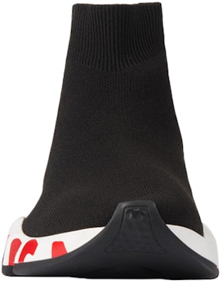(W) Balenciaga Speed Trainer 'Midsole Graffiti - Hitam Merah' 605942-W05GE-1095 Lookbook (W) Balenciaga Speed Trainer 'Midsole Graffiti - Hitam Merah' 605942-W05GE-1095