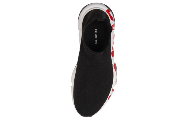 Purchase (W) Balenciaga Speed Trainer 'Graffiti en la Suela - Negro Rojo' 605942W05GE1095