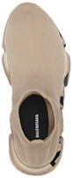 Shop (女)巴黎世家 Speed Trainer ‘Midsole Logo - 米色’ 605942-W2DB7-9710