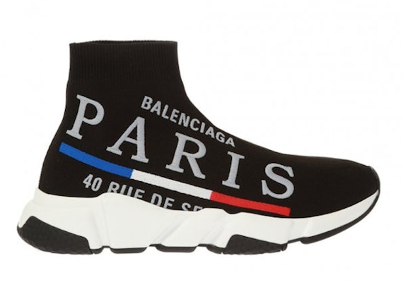 (W) Balenciaga Speed Trainer 'Paris' Kasut Lelaki 602237 W05GC 1006 Buy (W) Balenciaga Speed Trainer 'Paris' Kasut Lelaki 602237 W05GC 1006