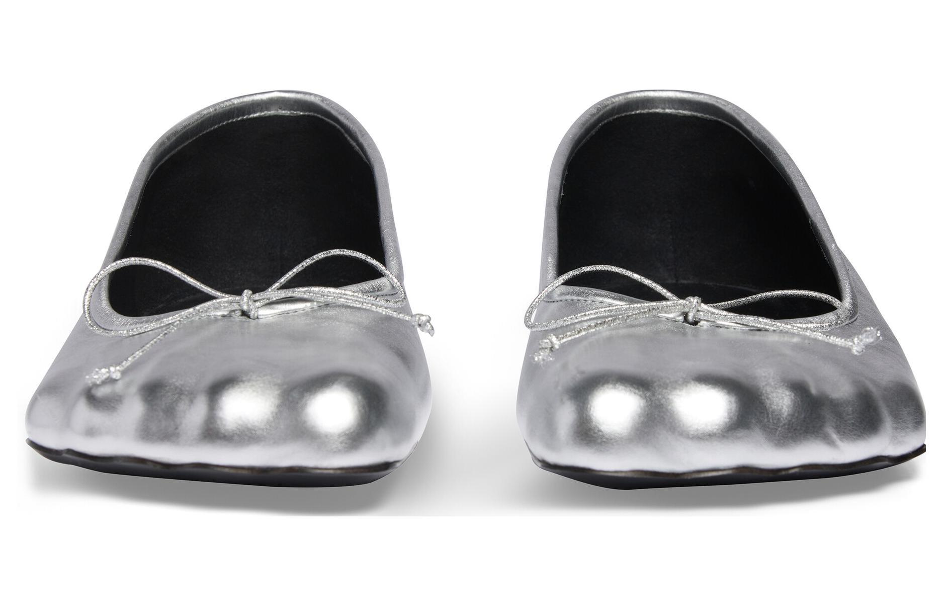 (W) Balenciaga Anatomic Ballerina Shoes 'Silver Shiny Soft Sheepskin' 圖 3