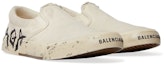 Lookbook (W) Kasut Slip On Rendah Balenciaga Paris 'Washed White Cotton' 710295W3RR59010