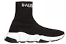 Order (W) Balenciaga Speed Trainer Tinggi 2019 'Hitam Putih' 549972W1P201006