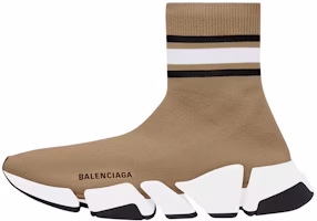 (Women) Balenciaga Speed Trainer High 'Beige' 674608W2F619119 (Women) Balenciaga Speed Trainer High 'Beige' 674608W2F619119