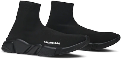 Cheap (Women) Balenciaga Speed Trainer High 'Black' 2019 525717 W05G0 1000