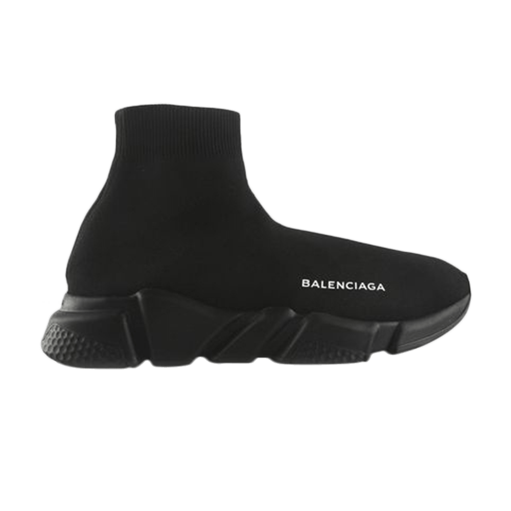 (Women) Balenciaga Speed Trainer High 'Triple Black'  490664-W05G0-1000