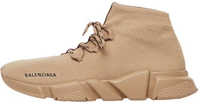 (Women) Balenciaga Speed Trainer Lace Up 'Beige' 587284 W1701 9710 (Women) Balenciaga Speed Trainer Lace Up 'Beige' 587284 W1701 9710