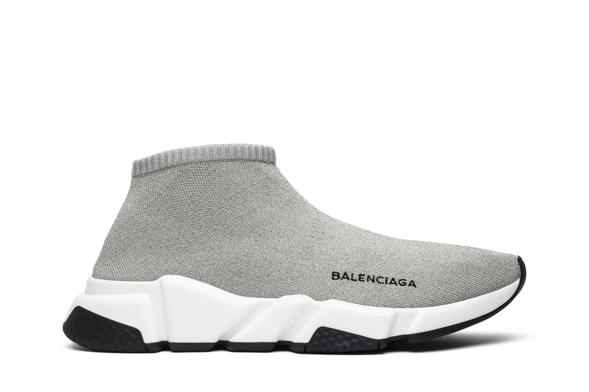 (Women) Balenciaga Speed Trainer Low 'Silver'  500589W06808100