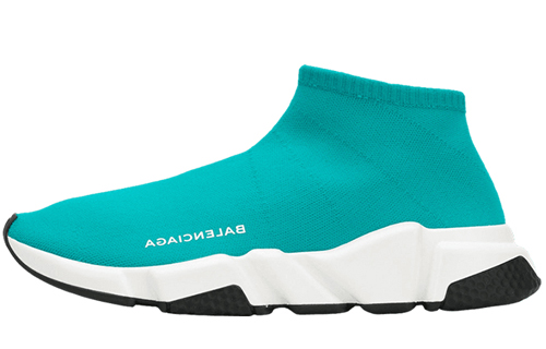 (W) Balenciaga Speed Trainer Low 'Turqoise'