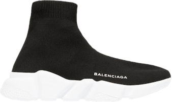 (Women) Balenciaga Speed Trainer Mid 'Black' 454484W05G01000 (Women) Balenciaga Speed Trainer Mid 'Black' 454484W05G01000