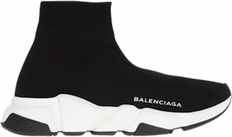 (Women) Balenciaga Speed Trainer Mid 'Black White Black' 494371-W05G0-1000 (Women) Balenciaga Speed Trainer Mid 'Black White Black' 494371-W05G0-1000