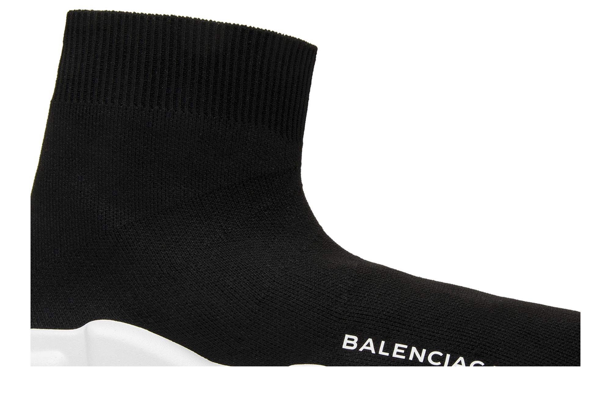 Order (W) Balenciaga Speed Trainer Mid ''Noir Blanc Noir'' 477289 W05G0 1000