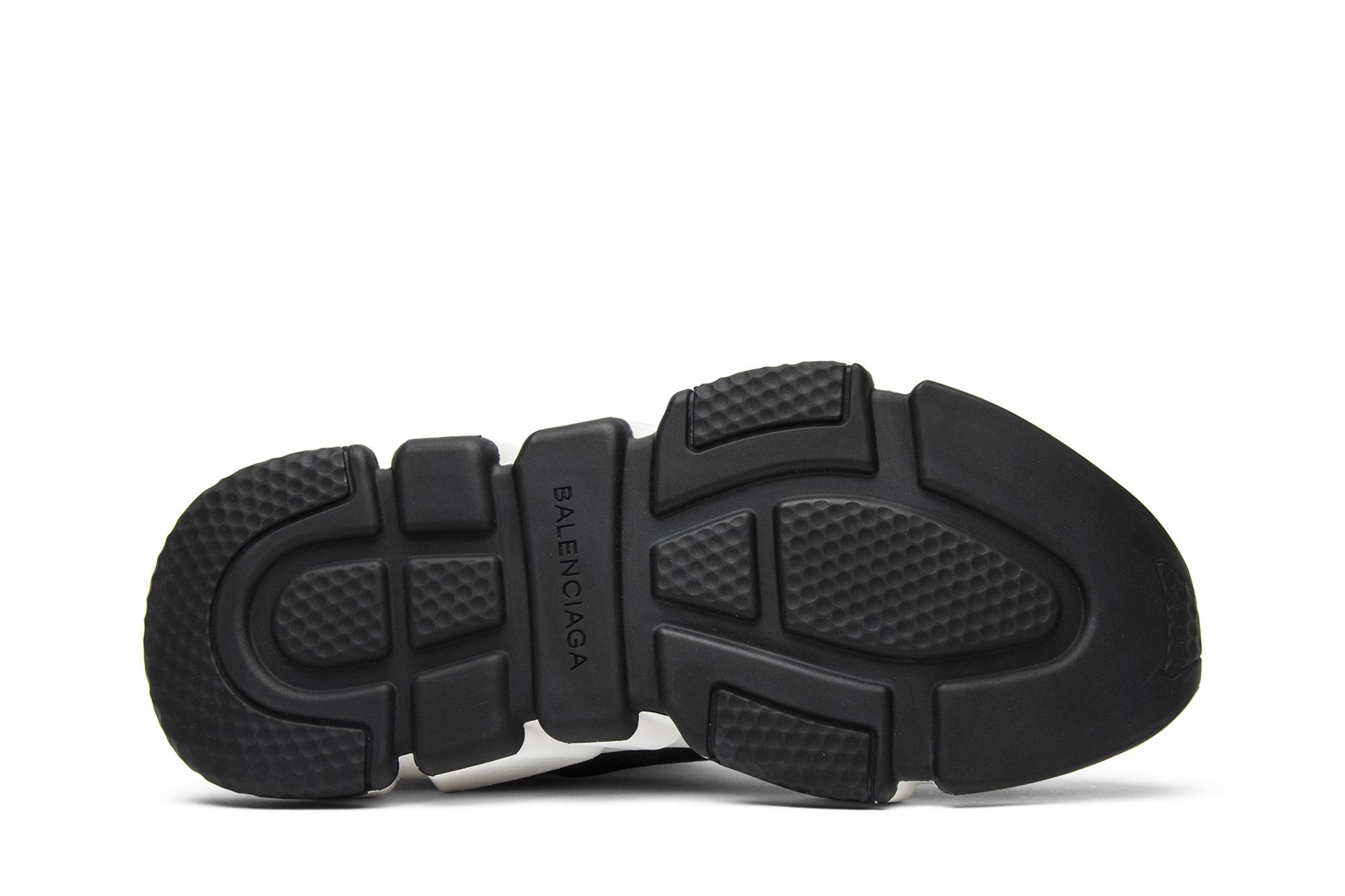 Shop (W) Balenciaga Speed Trainer Mid ''Noir Blanc Noir'' 477289 W05G0 1000
