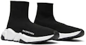Cheap (W) Balenciaga Speed Trainer Mid ''Noir Blanc Noir'' 477289 W05G0 1000
