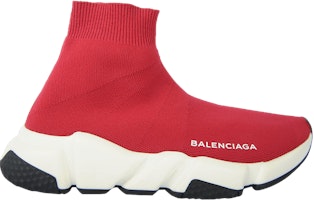 (Women) Balenciaga Speed Trainer Mid 'Raspberry Red' 494371-W05G0-6342 (Women) Balenciaga Speed Trainer Mid 'Raspberry Red' 494371-W05G0-6342