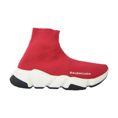 (W) Balenciaga Speed Trainer Mid 'Raspberry Red'