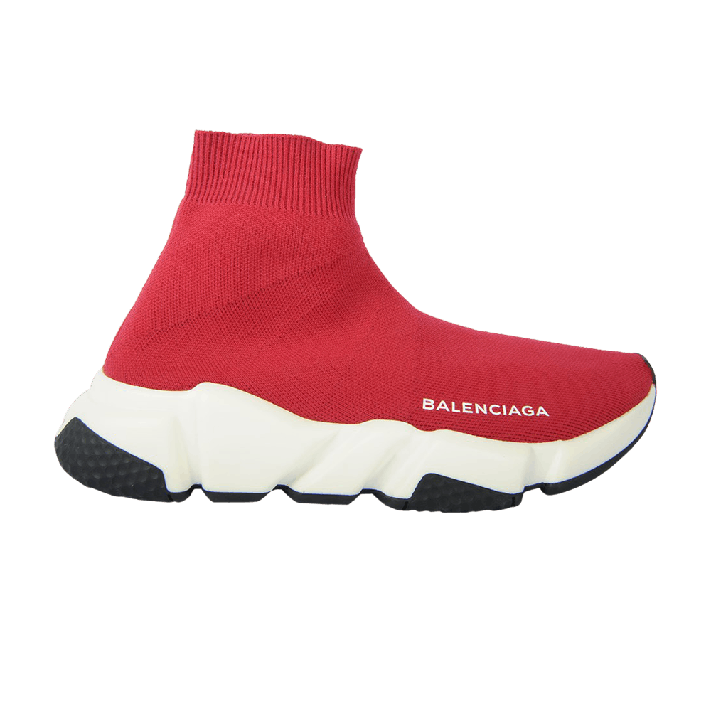(Women) Balenciaga Speed Trainer Mid 'Raspberry Red'  494371-W05G0-6342