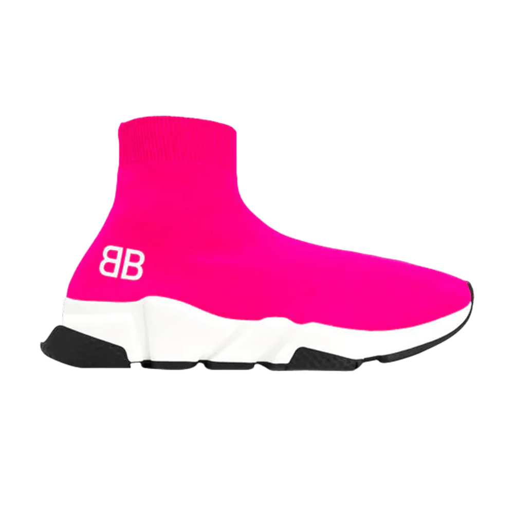 (Women) Balenciaga Speed Trainer Mid 'Rose Fluo'  518767-W05G0-5641