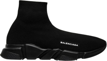 (Women) Balenciaga Speed Trainer Mid 'Triple Black' 2018  525717-WO5GO-1000 (Women) Balenciaga Speed Trainer Mid 'Triple Black' 2018  525717-WO5GO-1000