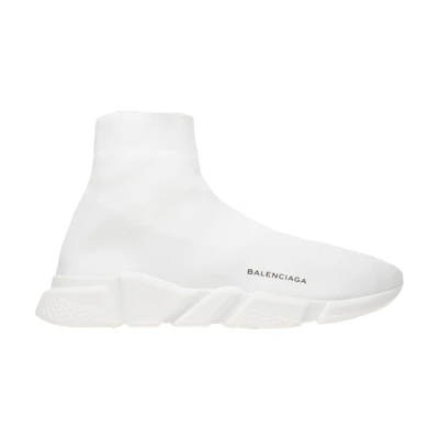 (W) Balenciaga Speed Trainer Mid 'Triple White'