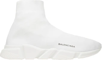 (Women) Balenciaga Speed Trainer Mid 'Triple White' 454484W05G09000 (Women) Balenciaga Speed Trainer Mid 'Triple White' 454484W05G09000
