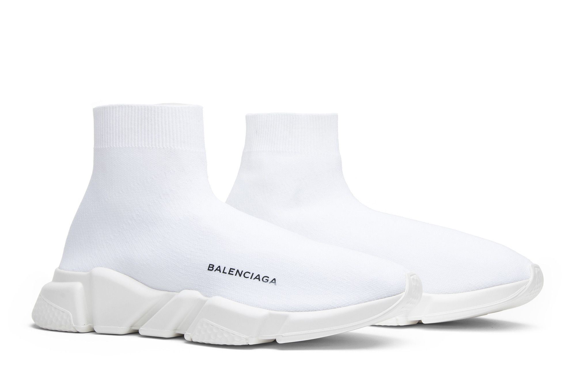Cheap (W) Balenciaga Speed Trainer Mid ''Ganz Weiß'' 458653-W05G0-9000