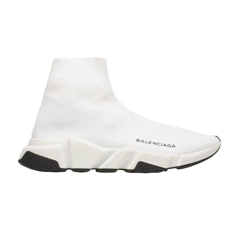(Women) Balenciaga Speed Trainer Mid 'White Black'  494371W05G09000