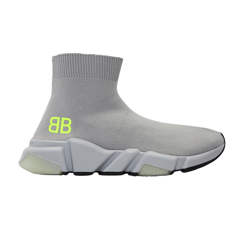 (Women) Balenciaga Speed Trainer Mid BB 'Grey'  500593-W05G0-1214