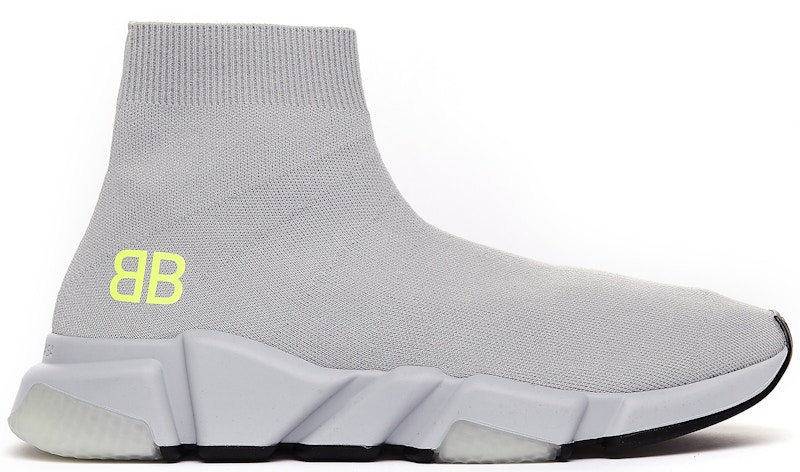 (Women) Balenciaga Speed Trainer Mid BB 'Grey'  517322-W05G0-1214
