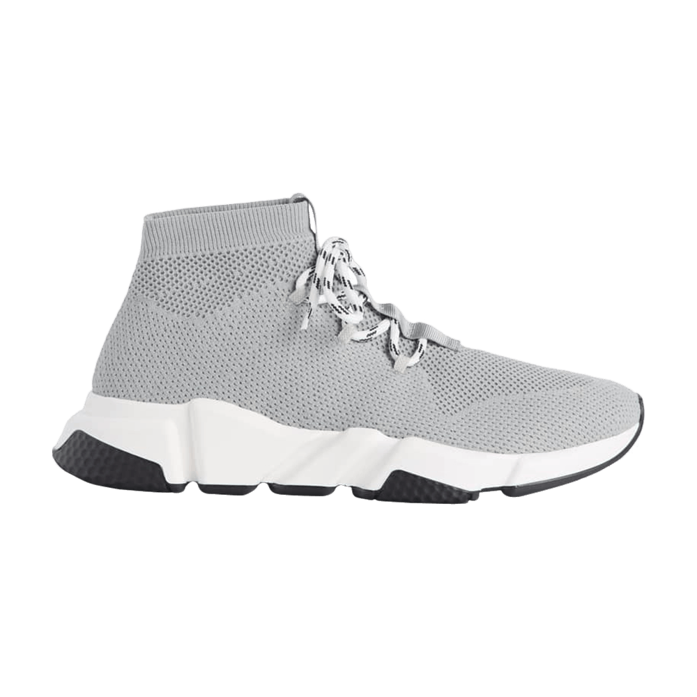 (Women) Balenciaga Speed Trainer Mid Lace Up 'Grey'  525722-W07U0-1214