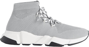 (Women) Balenciaga Speed Trainer Mid Lace Up 'Grey' 525722-W07U0-1214 (Women) Balenciaga Speed Trainer Mid Lace Up 'Grey' 525722-W07U0-1214