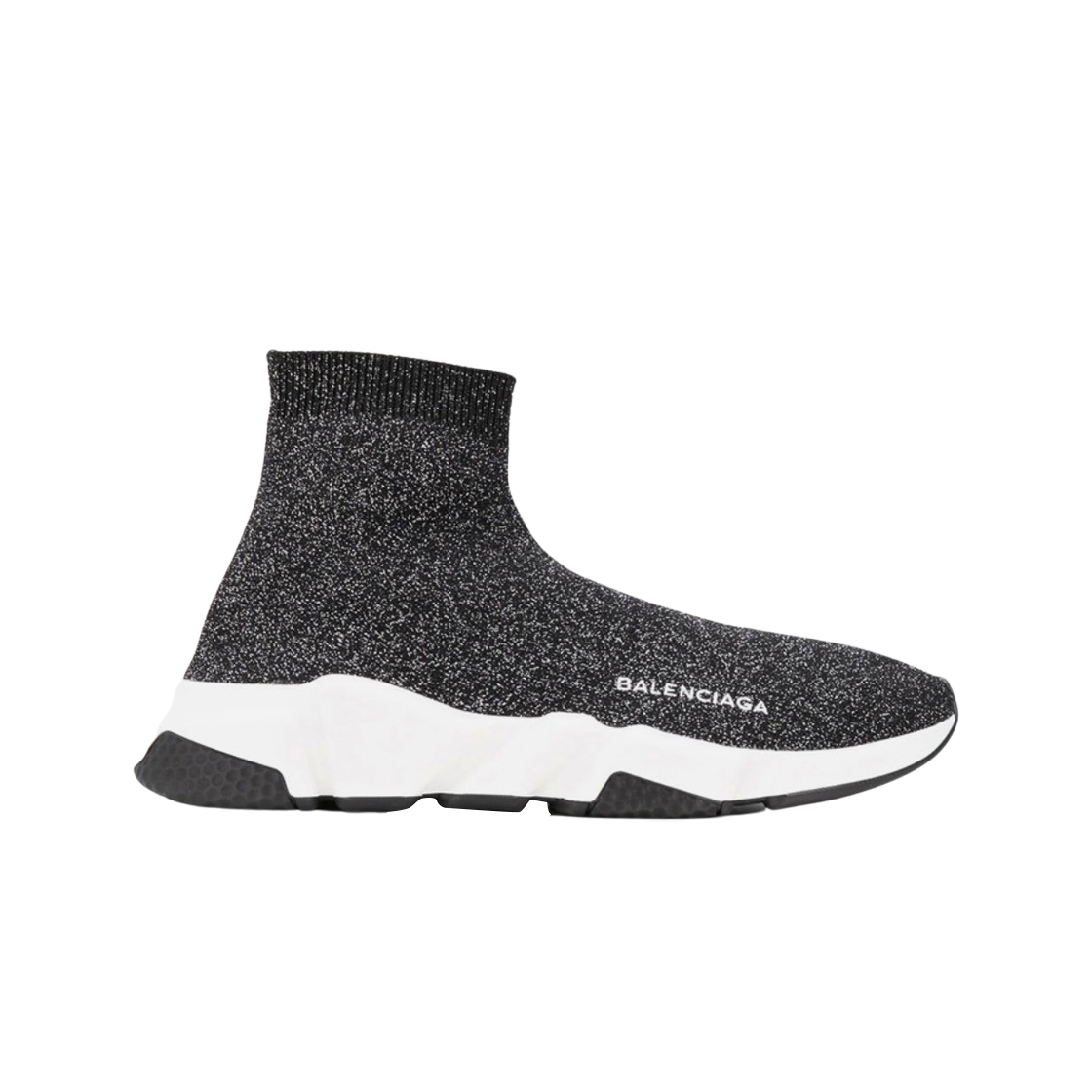 (Women) Balenciaga Speed Trainer Mid Lurex 'Black'  500592-W0680-1000
