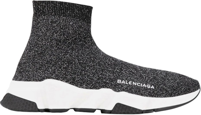 (W) Balenciaga Speed Trainer Mid Lurex ''Noir'' 500592-W0680-1000 Buy (W) Balenciaga Speed Trainer Mid Lurex ''Noir'' 500592-W0680-1000