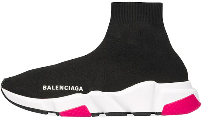 (W) Balenciaga Speed Trainers 'Hitam Merah Jambu' 540681 W05G0 1000 Buy (W) Balenciaga Speed Trainers 'Hitam Merah Jambu' 540681 W05G0 1000