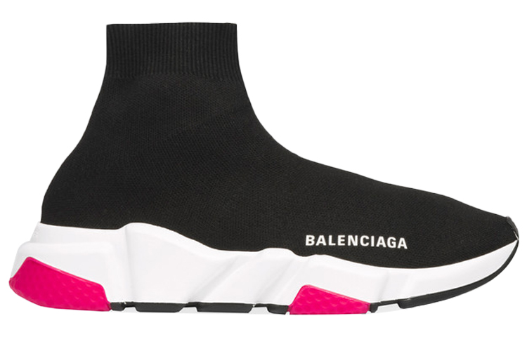 Lookbook (W) Balenciaga Speed Trainers 'Hitam Merah Jambu' 540681 W05G0 1000