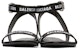 (W) Sandal Balenciaga Sukan 'Hitam Putih' 630038WBAE11090
