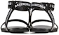 (W) Sandal Balenciaga Sukan 'Hitam Putih' 630038WBAE11090