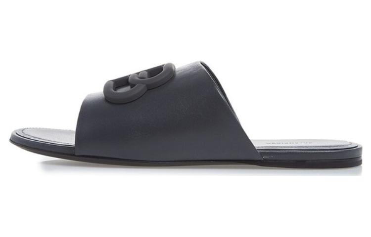 Buy (W) Balenciaga Vierkante Open Teen Slipper ''Zwart'' 630014WA8F51100