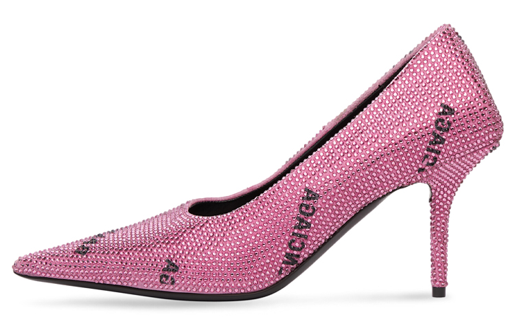 Buy (W) Balenciaga Escarpins Knife Carré ''Talons Hauts Rose Mode'' 719820WBC525000