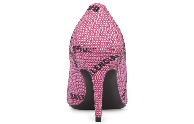 Shop (W) Balenciaga Escarpins Knife Carré ''Talons Hauts Rose Mode'' 719820WBC525000