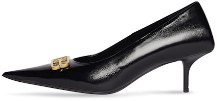 (Women) Balenciaga Square Knife BB 60mm Pumps 'Black Shiny Lambskin' 694739WBD821080 (Women) Balenciaga Square Knife BB 60mm Pumps 'Black Shiny Lambskin' 694739WBD821080
