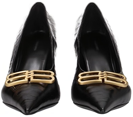 (Women) Balenciaga Square Knife BB Croc-Effect Leather Pumps 'Black' 734238WBE711000 Purchase (Women) Balenciaga Square Knife BB Croc-Effect Leather Pumps 'Black' 734238WBE711000