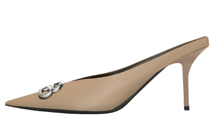(Women) Balenciaga Square Knife BB Mule 'Brown' 659994WAWND9781