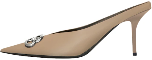 (Women) Balenciaga Square Knife BB Mule 'Brown' 659994WAWND9781 (Women) Balenciaga Square Knife BB Mule 'Brown' 659994WAWND9781