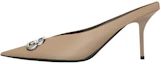 Buy (W) Balenciaga Square Knife BB Mule 'Coklat' Sepatu Wanita 659994WAWND9781