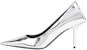 (W) Balenciaga Square Knife Tumit Tinggi 'Cermin Perak' 572887W2AD08100