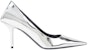 (W) Balenciaga Square Knife Tumit Tinggi 'Cermin Perak' 572887W2AD08100