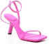 Lookbook (W) Sandalia de Tacón Alto Balenciaga Square Open Toe 'Elegancia Rosa de Moda' 659881WA9105321
